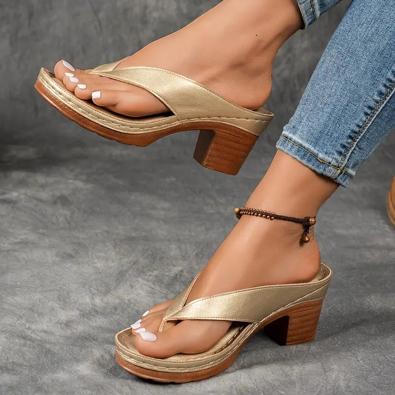 Violaine | Supportive Wedge Sandals for All-Day Comfort