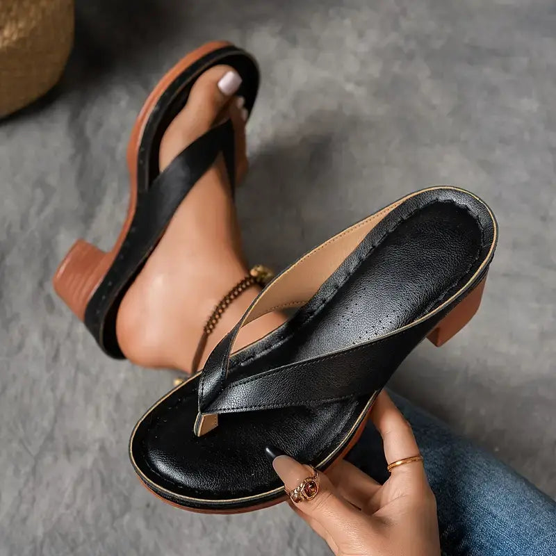 Violaine | Supportive Wedge Sandals for All-Day Comfort
