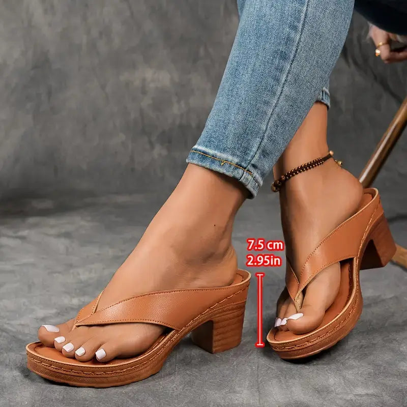 Violaine | Supportive Wedge Sandals for All-Day Comfort