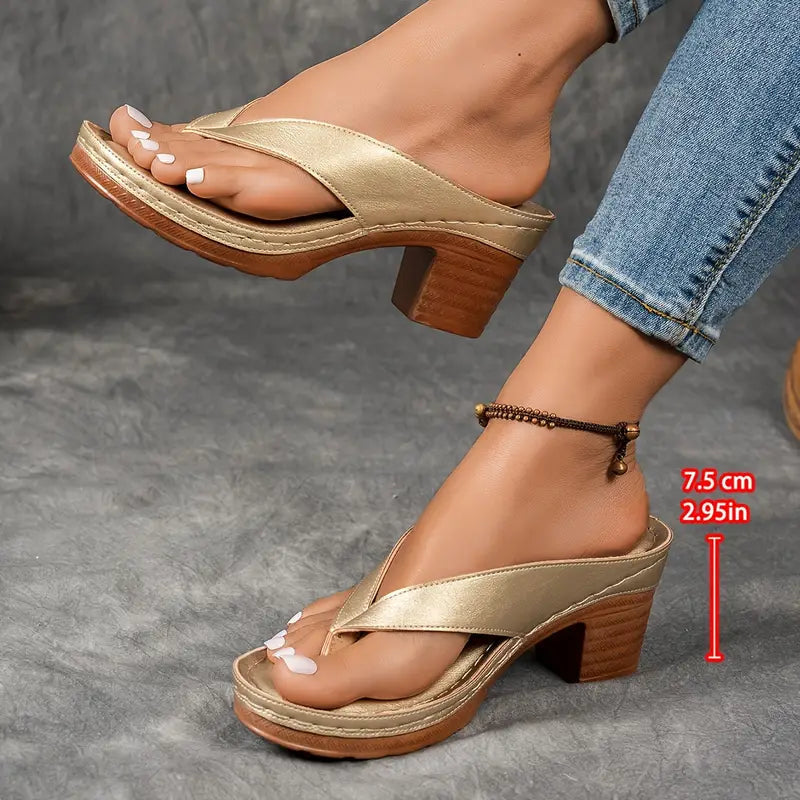 Violaine | Supportive Wedge Sandals for All-Day Comfort