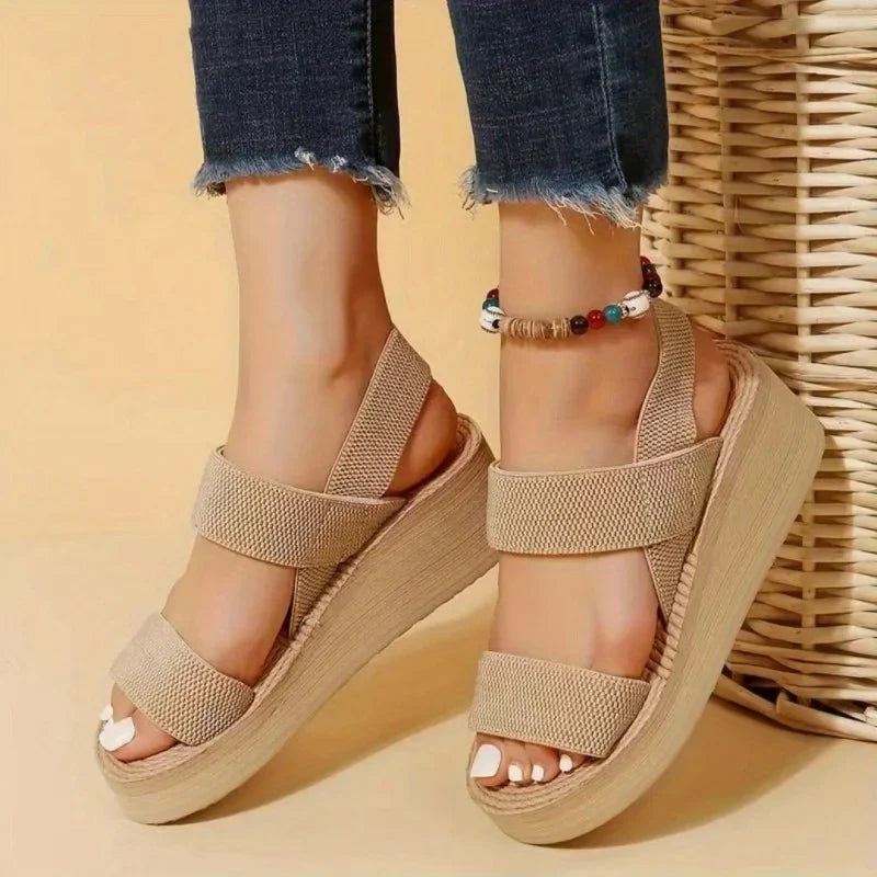 Nadia | Platform Strap Sandals for Summer Days and Casual Wear