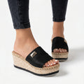 Soleira - Wedge Slide Sandals Wedge Slide Sandals 