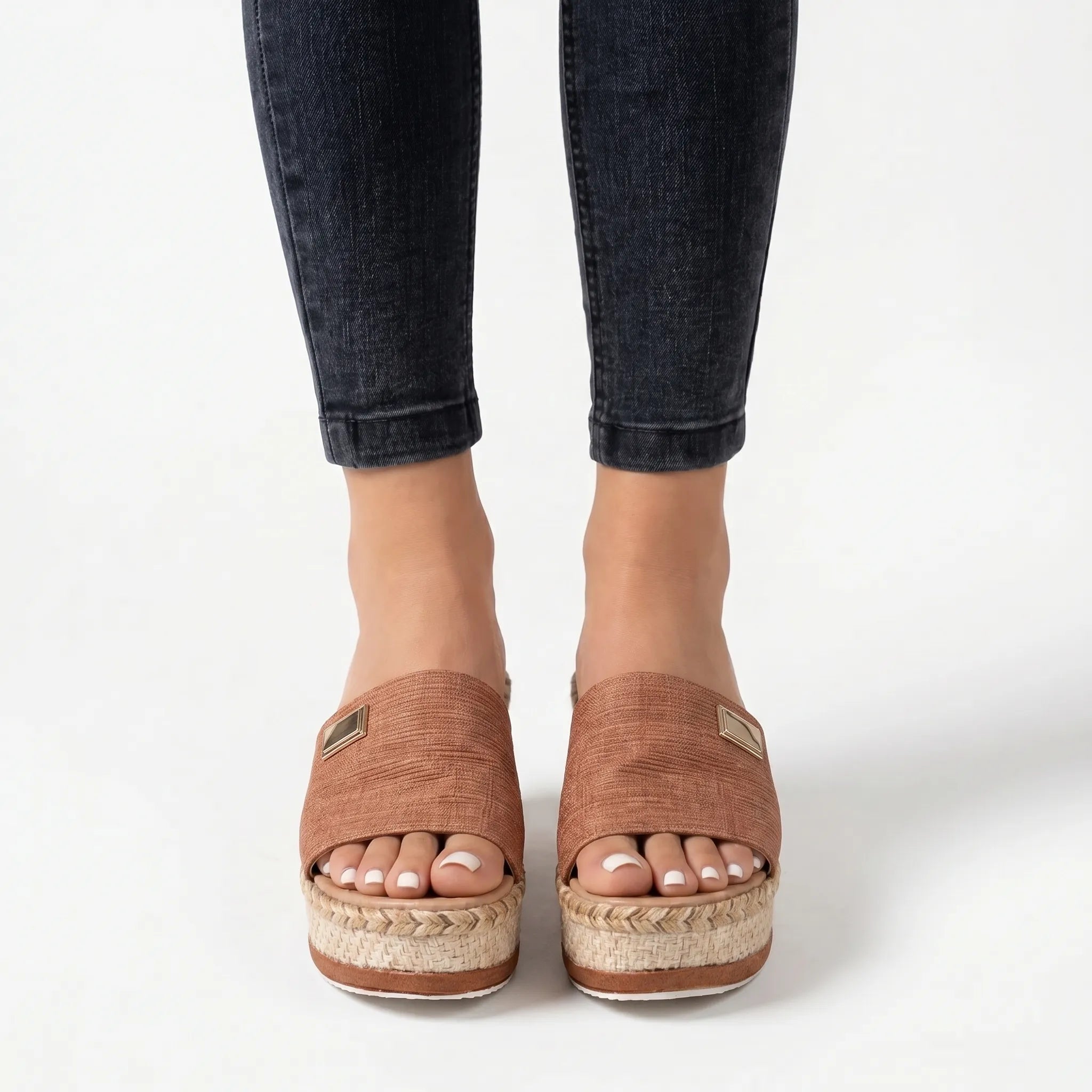 Soleira - Wedge Slide Sandals Wedge Slide Sandals 
