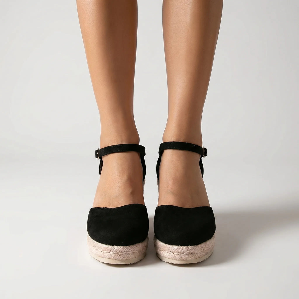 Solena - Closed Toe Wedge Sandals Closed Toe Wedge Sandals 