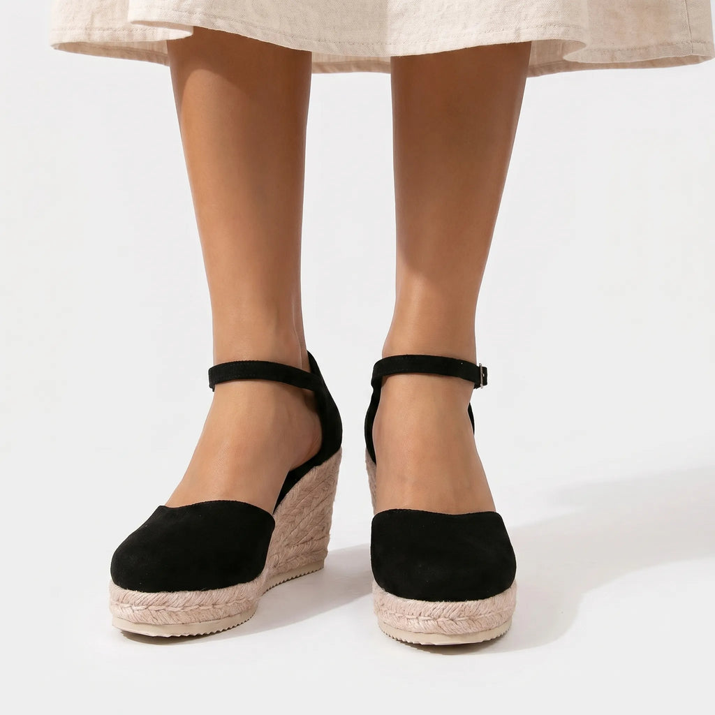 Solena - Closed Toe Wedge Sandals Closed Toe Wedge Sandals 