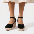 Solena - Closed Toe Wedge Sandals Closed Toe Wedge Sandals 