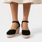 Solena - Closed Toe Wedge Sandals Closed Toe Wedge Sandals 