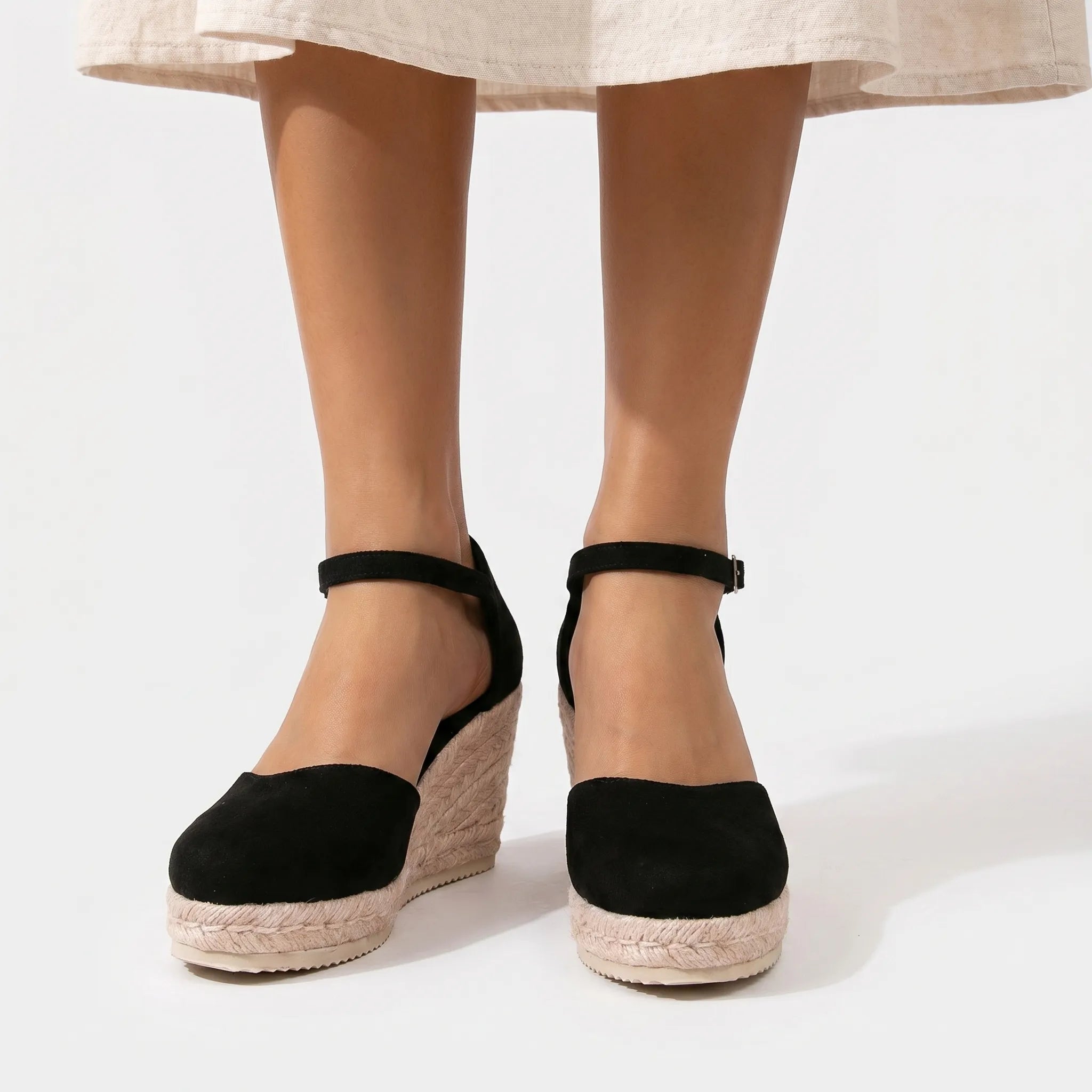 Solena - Closed Toe Wedge Sandals Closed Toe Wedge Sandals 