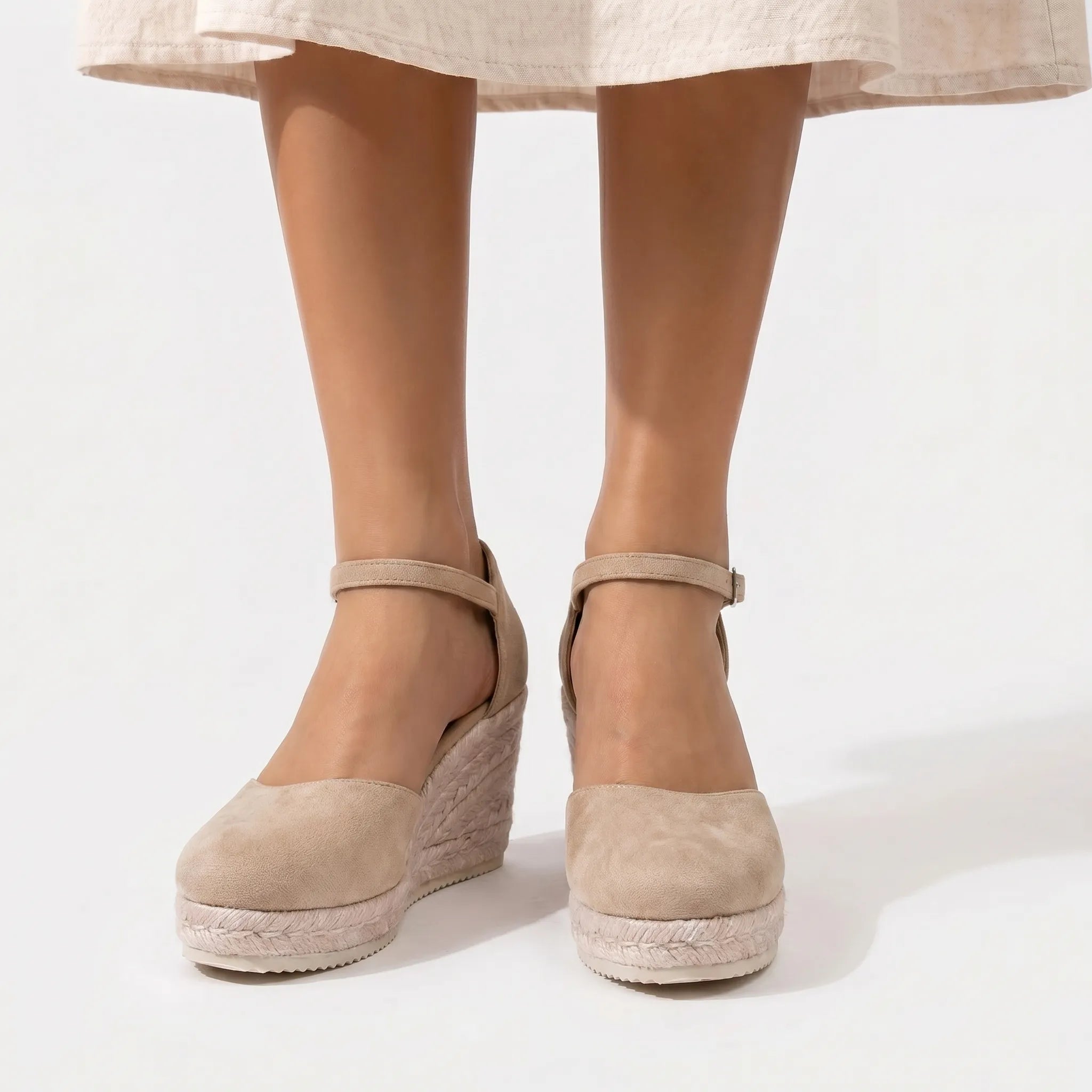 Solena - Closed Toe Wedge Sandals Closed Toe Wedge Sandals 