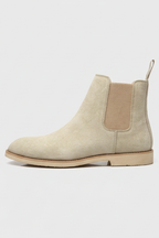 Yorick | Black Suede Leather Chelsea Ankle Boots Smart Casual