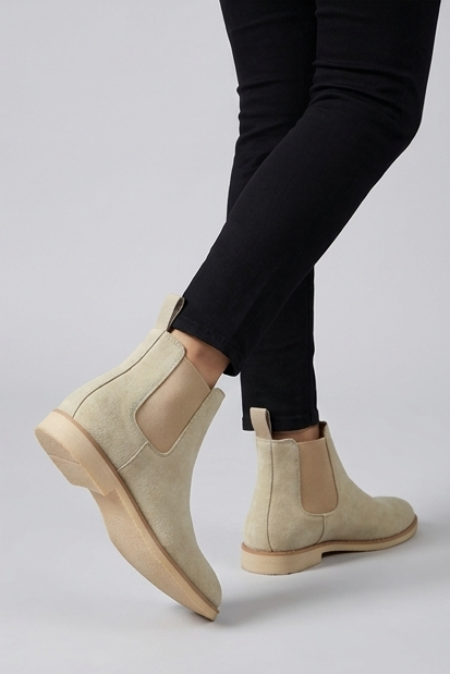 Yorick | Black Suede Leather Chelsea Ankle Boots Smart Casual