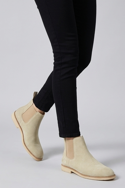 Yorick | Black Suede Leather Chelsea Ankle Boots Smart Casual