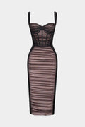 Honorine | Ruched Corset Bodycon Evening Dress