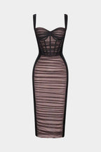 Honorine | Ruched Corset Bodycon Evening Dress