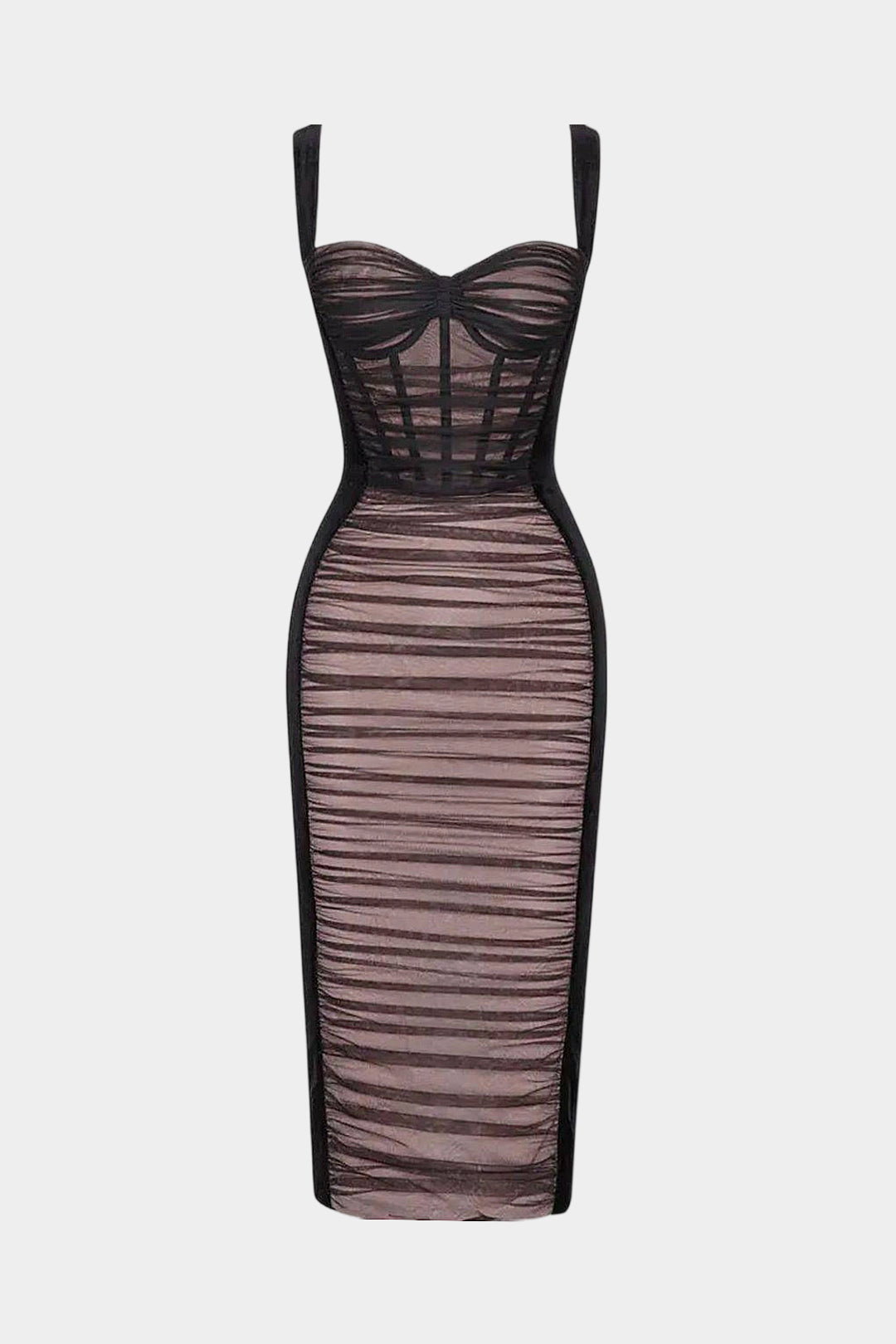 Honorine | Ruched Corset Bodycon Evening Dress