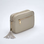 Aurelia | Soft Grain Leather Crossbody Sling Bag Calma Stone