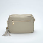 Aurelia | Soft Grain Leather Crossbody Sling Bag Calma Stone