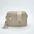 Aurelia | Soft Grain Leather Crossbody Sling Bag Calma Stone