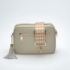 Aurelia | Soft Grain Leather Crossbody Sling Bag Calma Stone