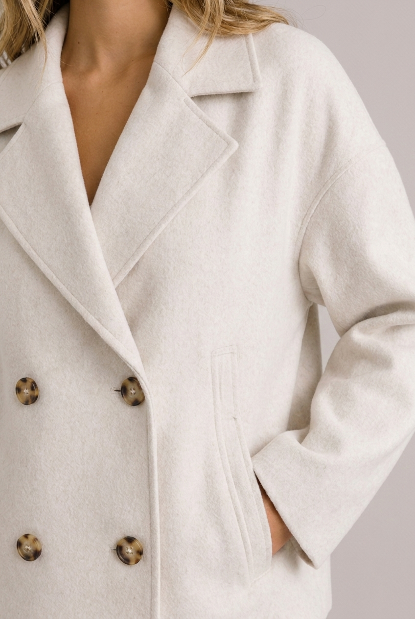 Violaine | Cropped Black Leather Puffer Blazer Jacket