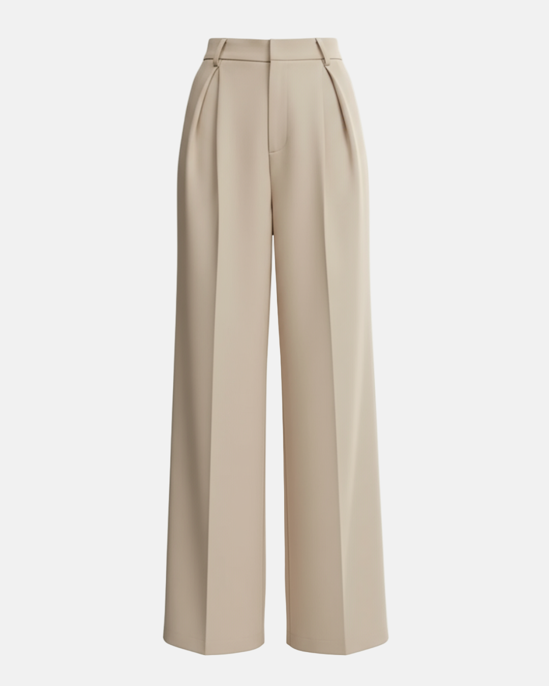 Dominique | High Waisted Wide Leg Tailored Trousers For Work