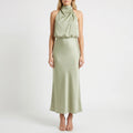 Valerise - Halter Neck Maxi Dress