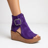 Vivienne | Wedge Ankle Boots With Modern Open Design
