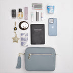 Aurelia | Soft Grain Leather Crossbody Sling Bag Calma Stone