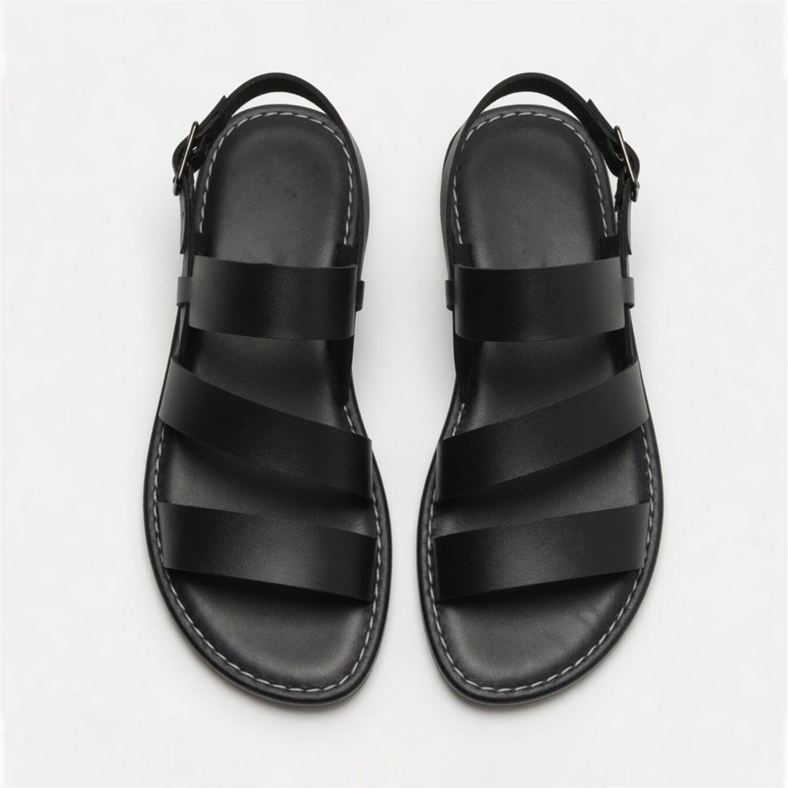 Xanthe | Strappy Flat Sandals Open Toe Summer
