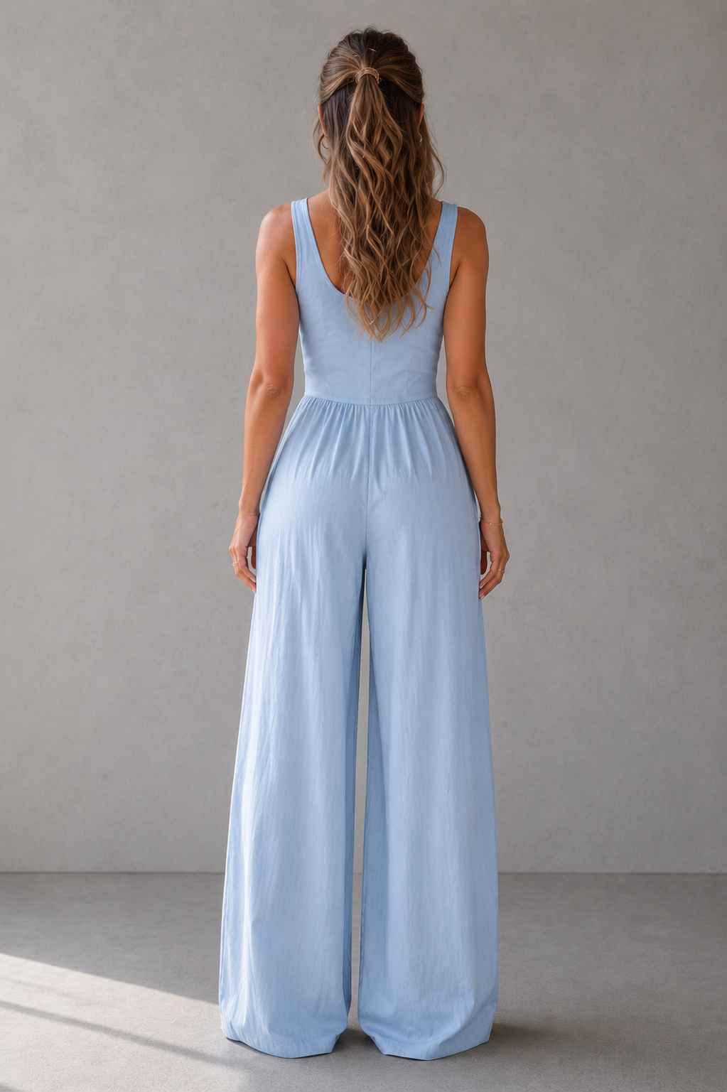 Ursula | Casual Wide Leg Jumpsuit With Pockets