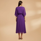Cordelia | Chiffon V-Neck Summer Wedding Guest Dress