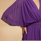 Cordelia | Chiffon V-Neck Summer Wedding Guest Dress