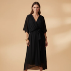 Cordelia | Chiffon V-Neck Summer Wedding Guest Dress