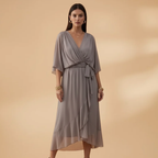Cordelia | Chiffon V-Neck Summer Wedding Guest Dress