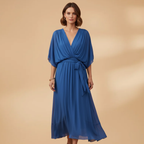 Cordelia | Chiffon V-Neck Summer Wedding Guest Dress
