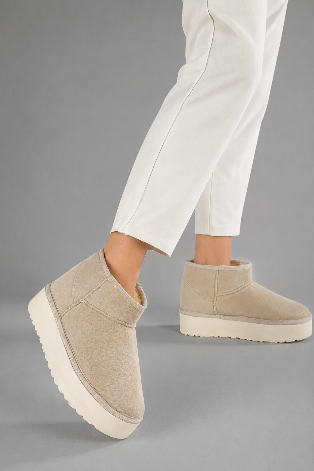 Josephine | Warm Fur Lined Platform Snow Boots Winter Comfort
