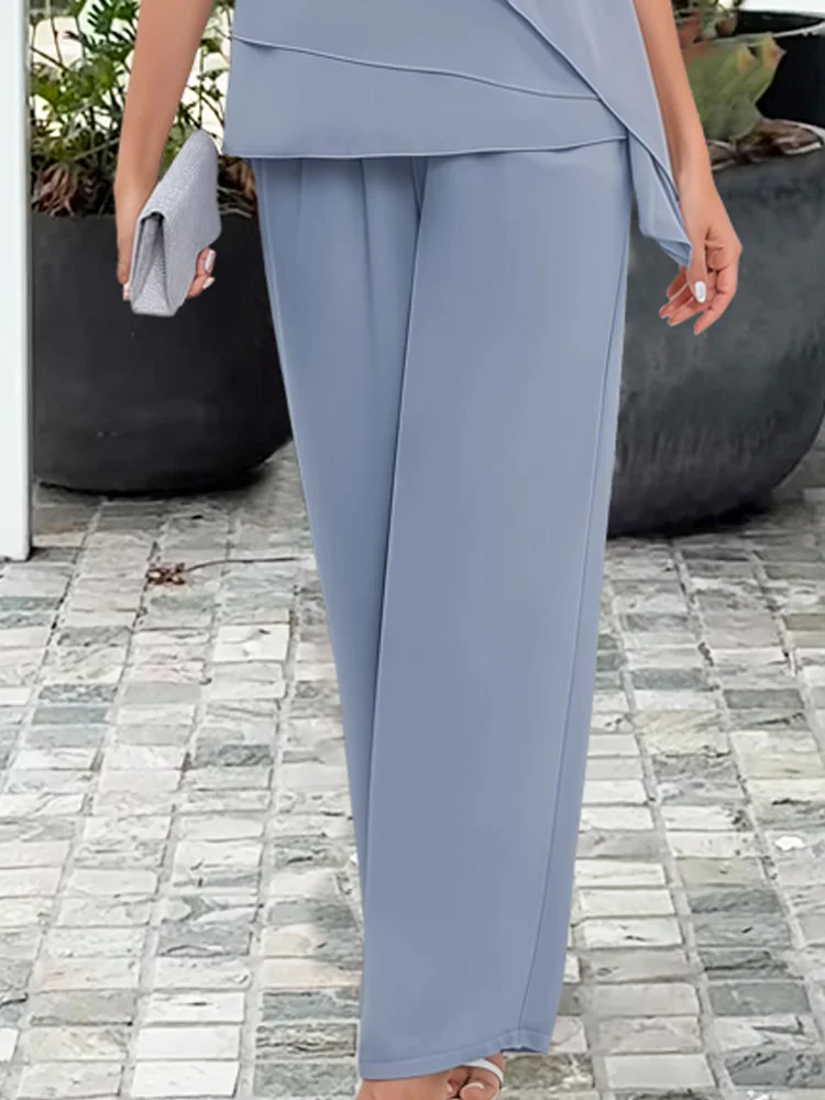 Xanthe | Elegant Navy Two-Piece Office Attire For Women