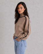 Vivienne | Wool Cashmere Roll Neck Jumper