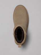 Iliana | Black Suede Leather Ankle Winter Boots