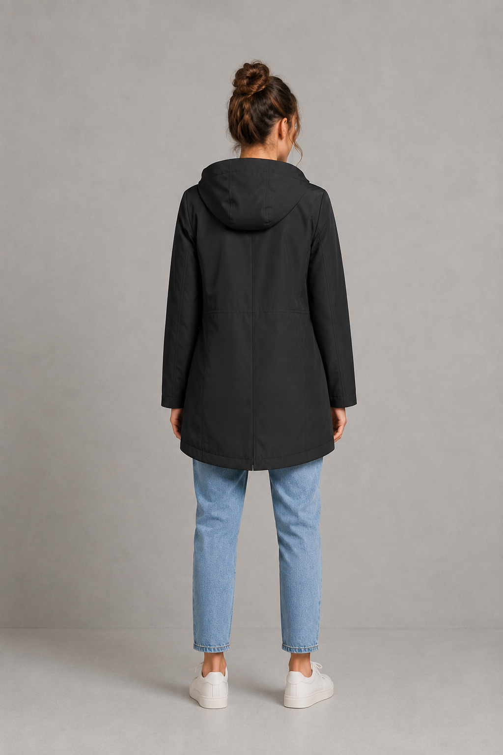 Isadora | Long Waterproof Hooded Winter Rain Coat