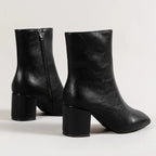 Oriane | Heeled Ankle Boots With Side Zip For Everyday Wear