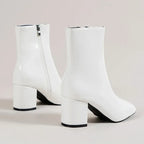 Oriane | Heeled Ankle Boots With Side Zip For Everyday Wear