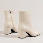 Oriane | Heeled Ankle Boots With Side Zip For Everyday Wear