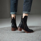 Hermione | Women's Heeled Leather Ankle Boots for Everyday Wear