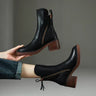 Hermione | Women's Heeled Leather Ankle Boots for Everyday Wear