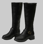 Coralie | Women's Knee-High Boots with Buckle Detail