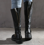 Coralie | Women's Knee-High Boots with Buckle Detail
