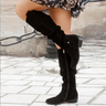 Maelys | Women's Suede Knee-High Slouch Boots