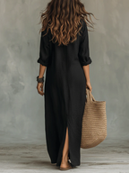 Liliana | Elegant Beach Cover Up Maxi Dress Resort Beachwear