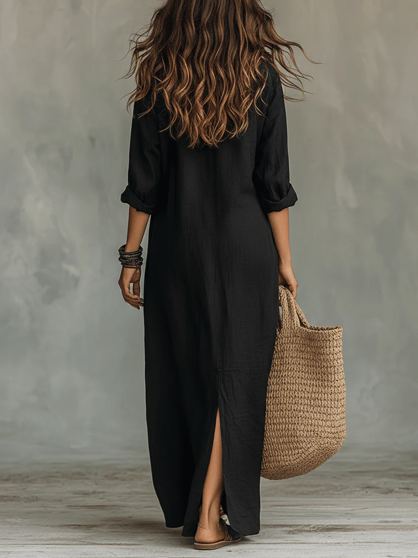 Liliana | Elegant Beach Cover Up Maxi Dress Resort Beachwear